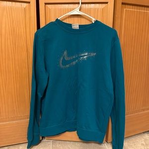 Never worn blue Nike crew neck